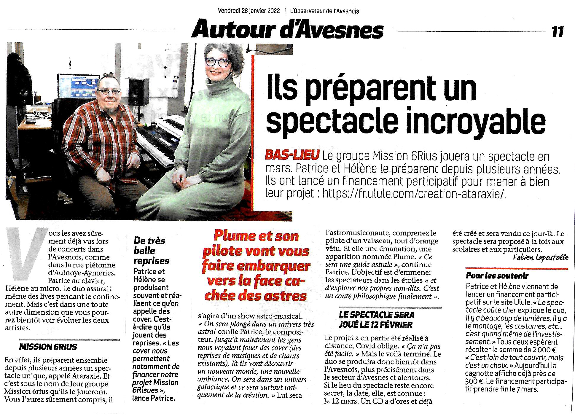 Presse Observateur 280122