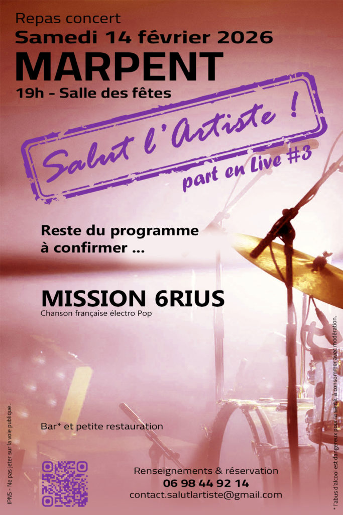 Affiche soirée SLA 2026