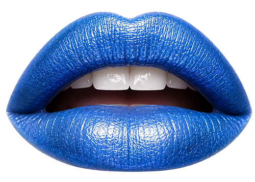 Levres bleue